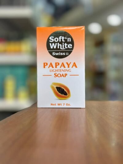 Soft’n White Swiss Papaya Lightening Soap (7.0 oz)