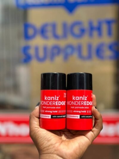 Kaniz WonderEdge Strawberry Hair Pomade Stick – Strong Hold (75g)