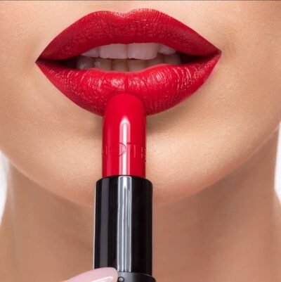 NOTE Cosmetics Rich Color Lipstick – Iconic Deep Red.
